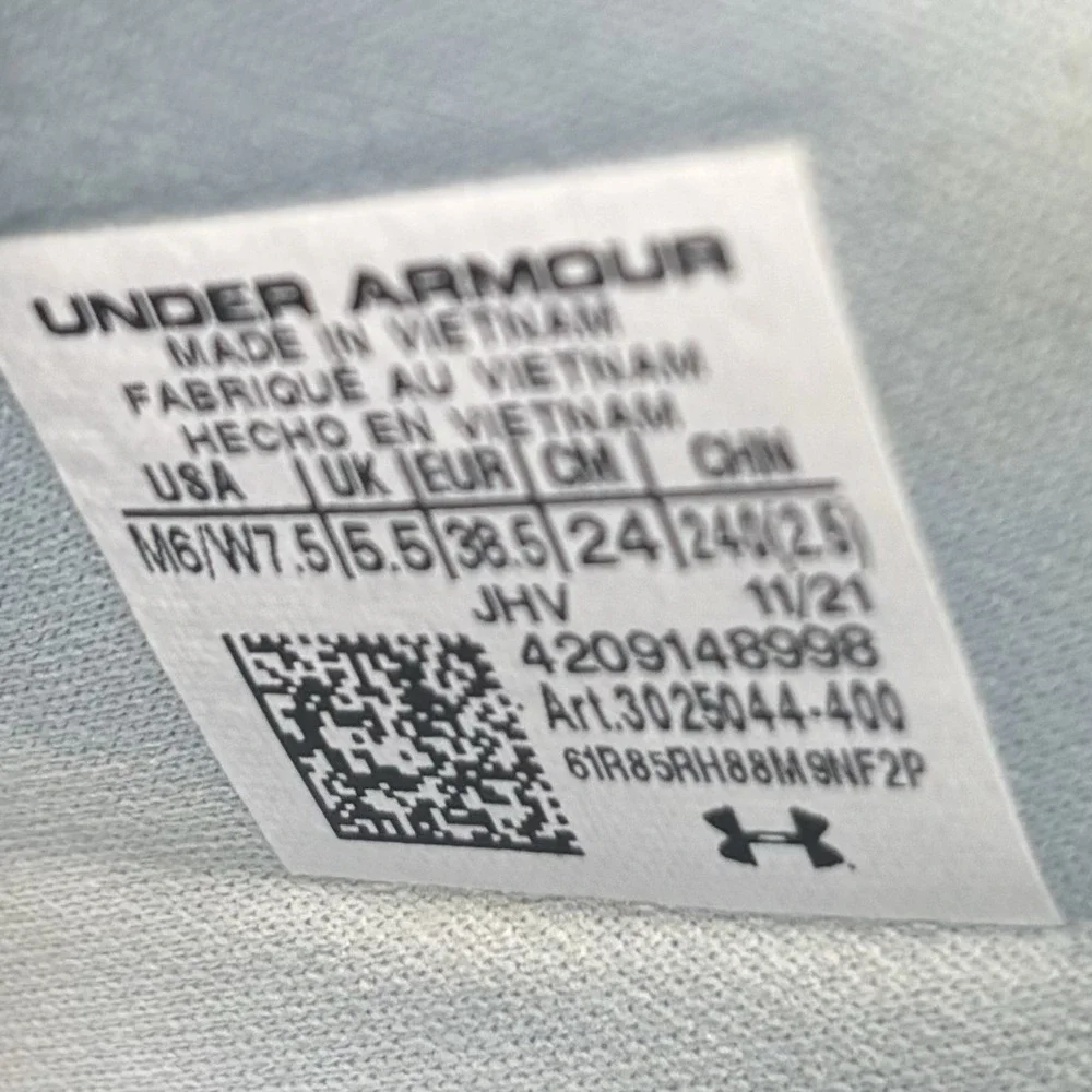 Under Armour Ansa Elevate Slide‎ Sandal Unisex Blue Deep Sea Sz M6/W7.5 Slip On